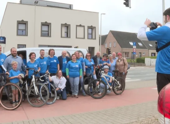 Open VLD voert campagne op de fiets