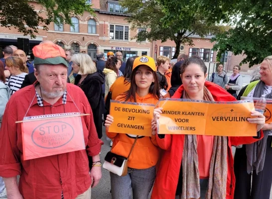 Een honderdtal inwoners van Strombeek protesteert nogmaals tegen het mobiliteitsplan