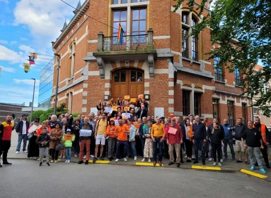 Een honderdtal inwoners van Strombeek protesteert nogmaals tegen het mobiliteitsplan