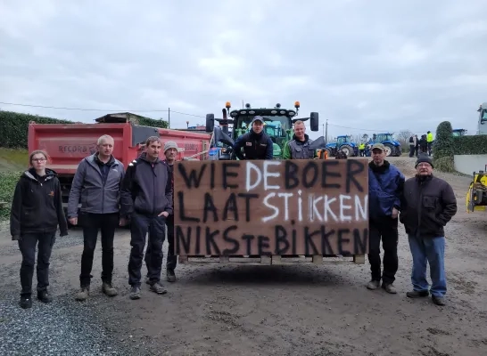 Boerenprotest Brussegem