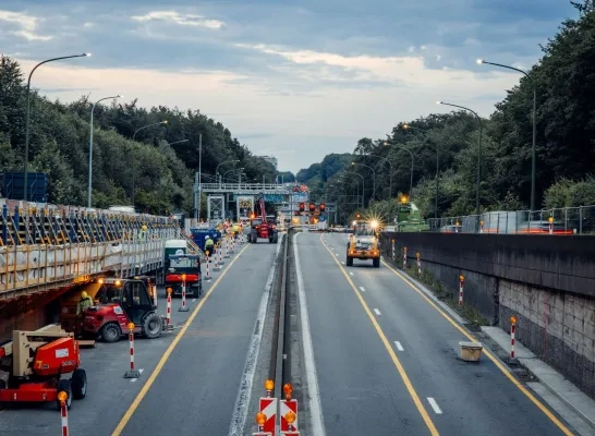 Werken aan de Leonardtunnel zorgen voor heel wat verkeershinder