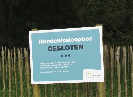 Hondenlosloopbos Kampenhout moet sluiten 