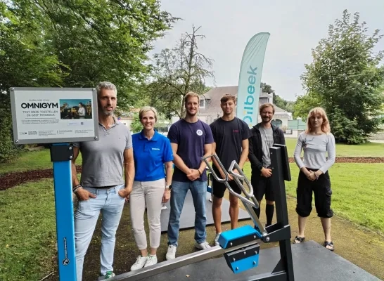 Dilbeek huldigt innovatieve fitnesstoestellen in op Roelandsveld