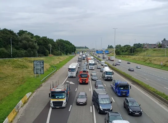 Na de afrit in Wemmel zal je alleen nog maar rechtsaf kunnen slaan