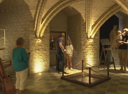 De schatkamer van de Sint-Martinusbasiliek in Halle