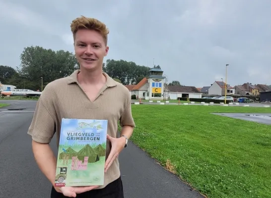 Boek over geschiedenis vliegveld Grimbergen