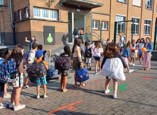 De eerste schooldag