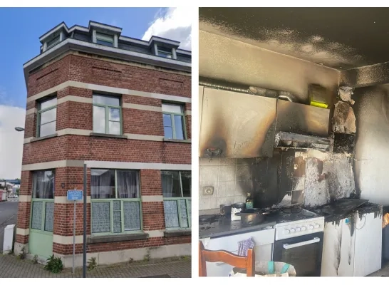 Brand in Vilvoorde 