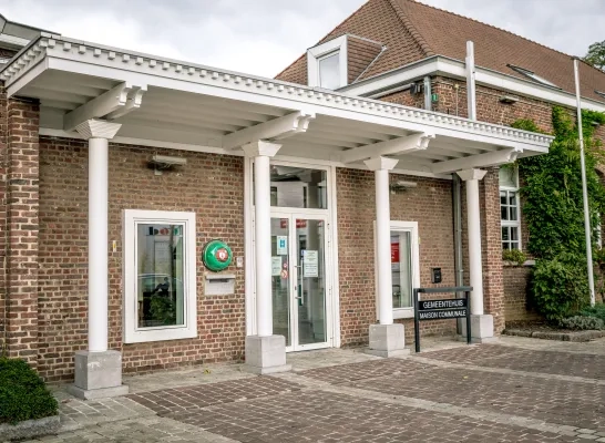 Het gemeentehuis van Linkebeek