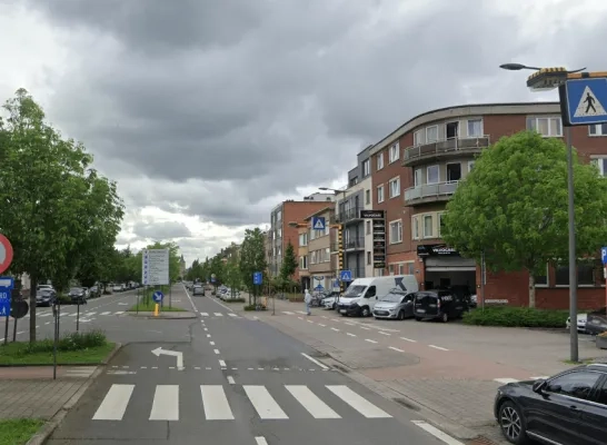 De jongeman werd hier aan de Hendrik I-lei klemgereden