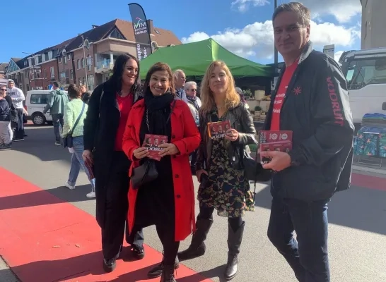 Op campagne met Vooruit 