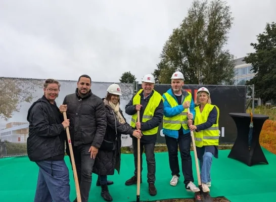 Eerste spadesteek voor nieuwe brandweerkazerne in Vilvoorde