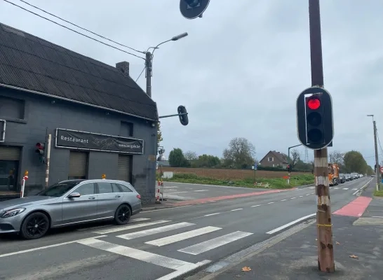 Kruispunt aan het vroegere Café Zwartjes