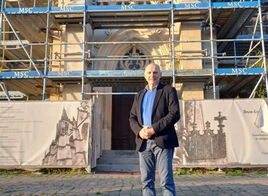 Schepen van Erfgoed, Eddy Deknopper voor de O.-L.-V.-kerk in Alsemberg