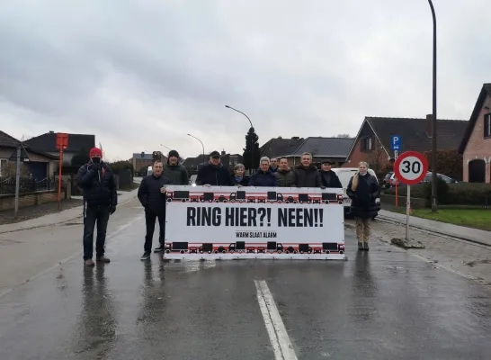  In 2022 protesteerden buurtbewoners fel tegen het zogenaamde ‘Ringtracé’.   