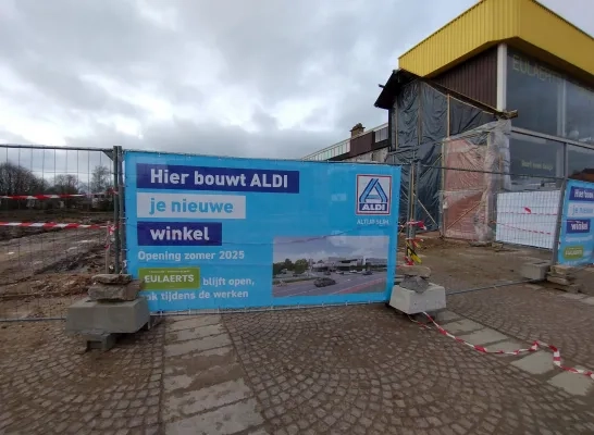 Toekomstige Aldi in Nossegem