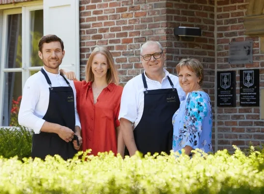 Sam Van Landeghem, Hilla van Gerven, Robert Van Landeghem en Lily Borghs