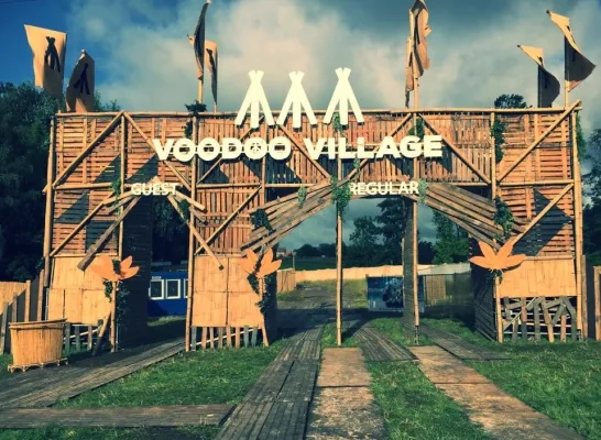 Voodo Village in de beginjaren