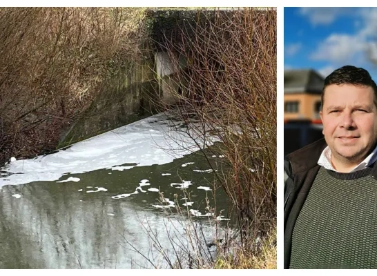 De Vogelzangvijver en burgemeester van Steenokkerzeel Kurt Ryon