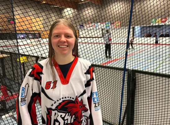 Mira Böhrer uit Meise speelt voor het nationale inline hockeyteam