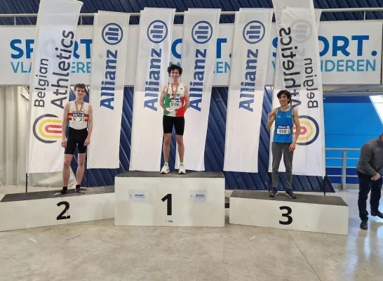 De podiumplaatsen bij de U23