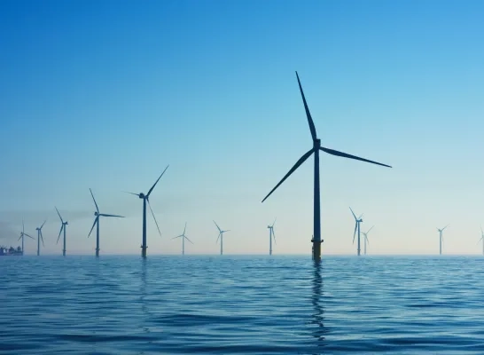 Windturbines op zee