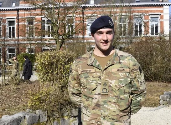 Leerling-officier Amaury Brackenier