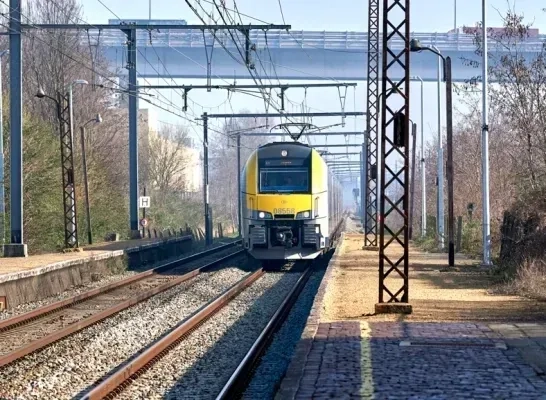 Werken spoorlijn Brussel-Zuid Halle 