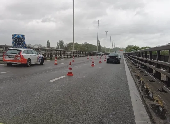 Ongeval op de E40 in Kraainem in de richting van Leuven