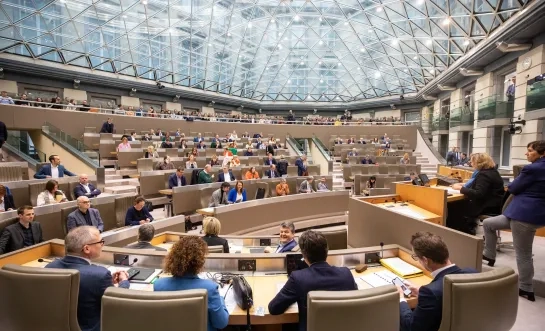 Plenaire vergadering in het Vlaams parlement