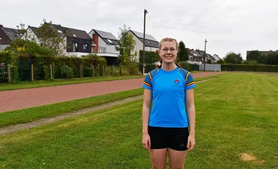 Toen Aude 14 was onderging ze een beenmergtransplantatie en kon ze een hele tijd niet sporten.