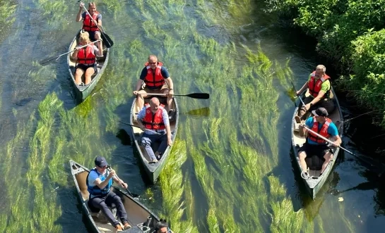 De peddelroute op de Zenne