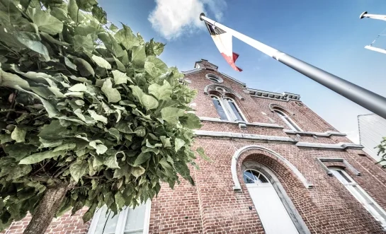 Het gemeentehuis van Merchtem