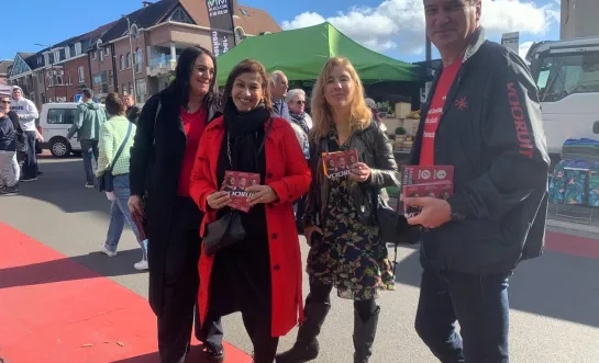 Op campagne met Vooruit 