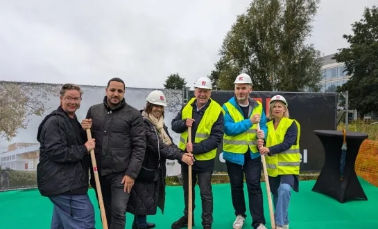 Eerste spadesteek voor nieuwe brandweerkazerne in Vilvoorde