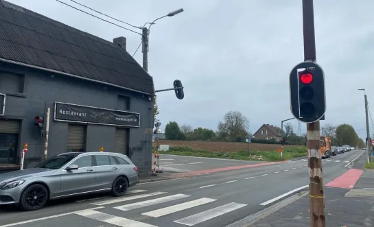 Kruispunt aan het vroegere Café Zwartjes