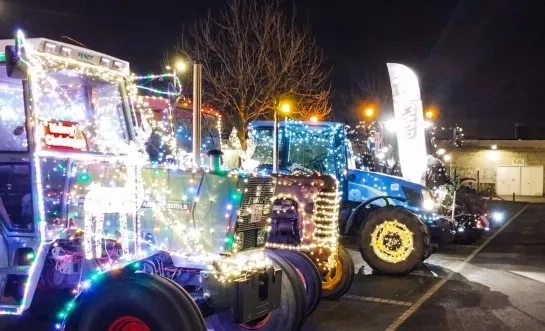 Lichtstoet tractorvrienden De Boerkes Affligem