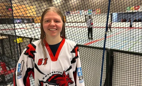 Mira Böhrer uit Meise speelt voor het nationale inline hockeyteam