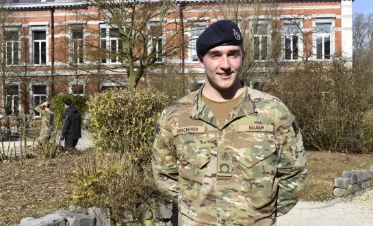 Leerling-officier Amaury Brackenier