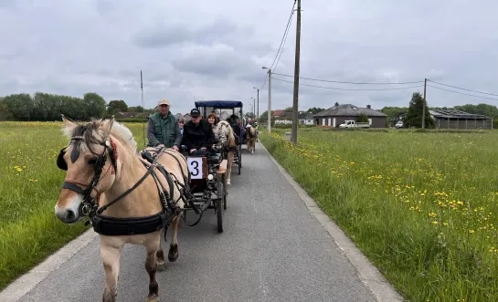 Al voor de 22ste keer trekken de bewoners van Ons Tehuis Brabant met paard en kar door Kampenhout