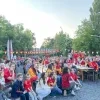 Het Asiat Park in Vilvoorde ziet Spanje Europees kampioen worden