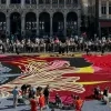 650.000 bloemen versieren Grote Markt in Brussel