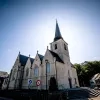 De kerk in het centrum van Meise