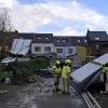 Stormschade in Kapelle-op-den-Bos