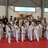 Olympische bronzen medaillewinnares Sarah Chaâri te gast bij de Lions Taekwondo Academy in Liedekerke